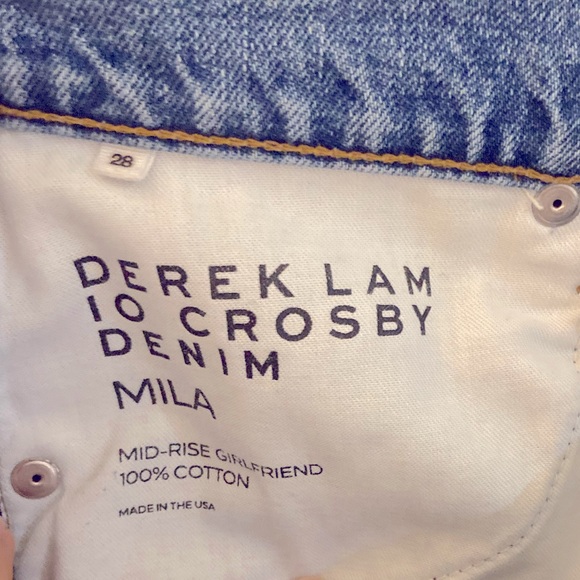 Derek Lam 10 Crosby Mila Mid-rise Girlfriend denim - Picture 4 of 4